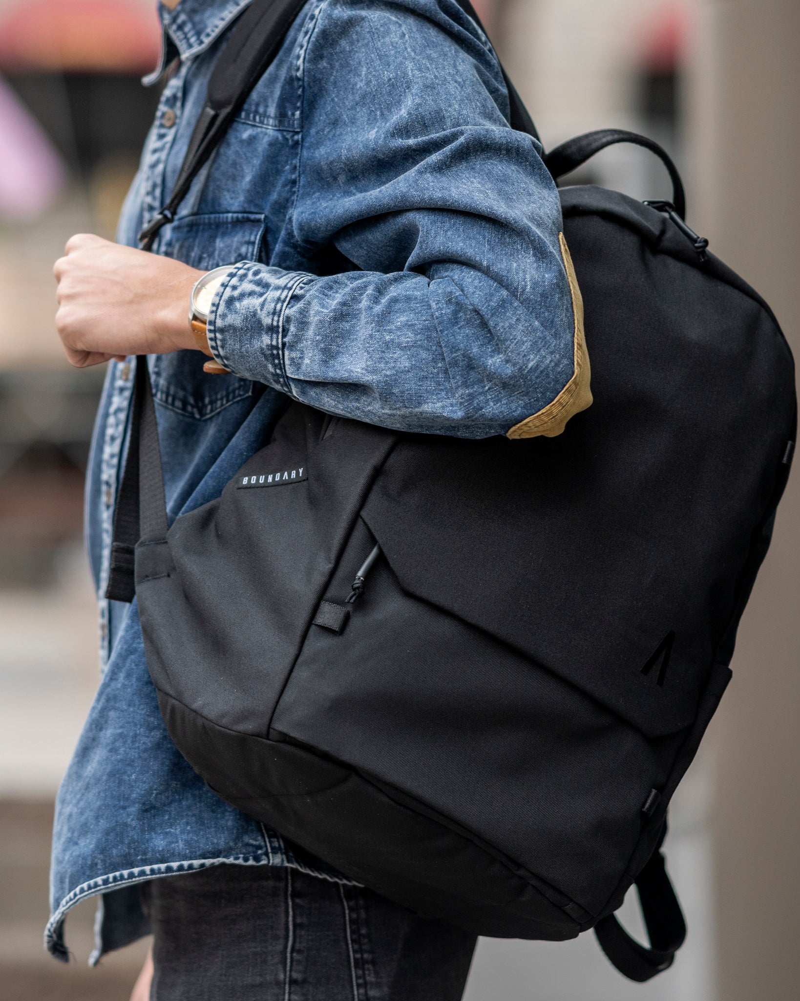 Your laptop backpack should be water resistant