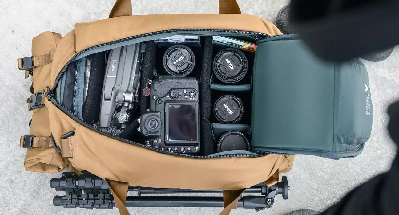 The optimal camera backpack and packing system