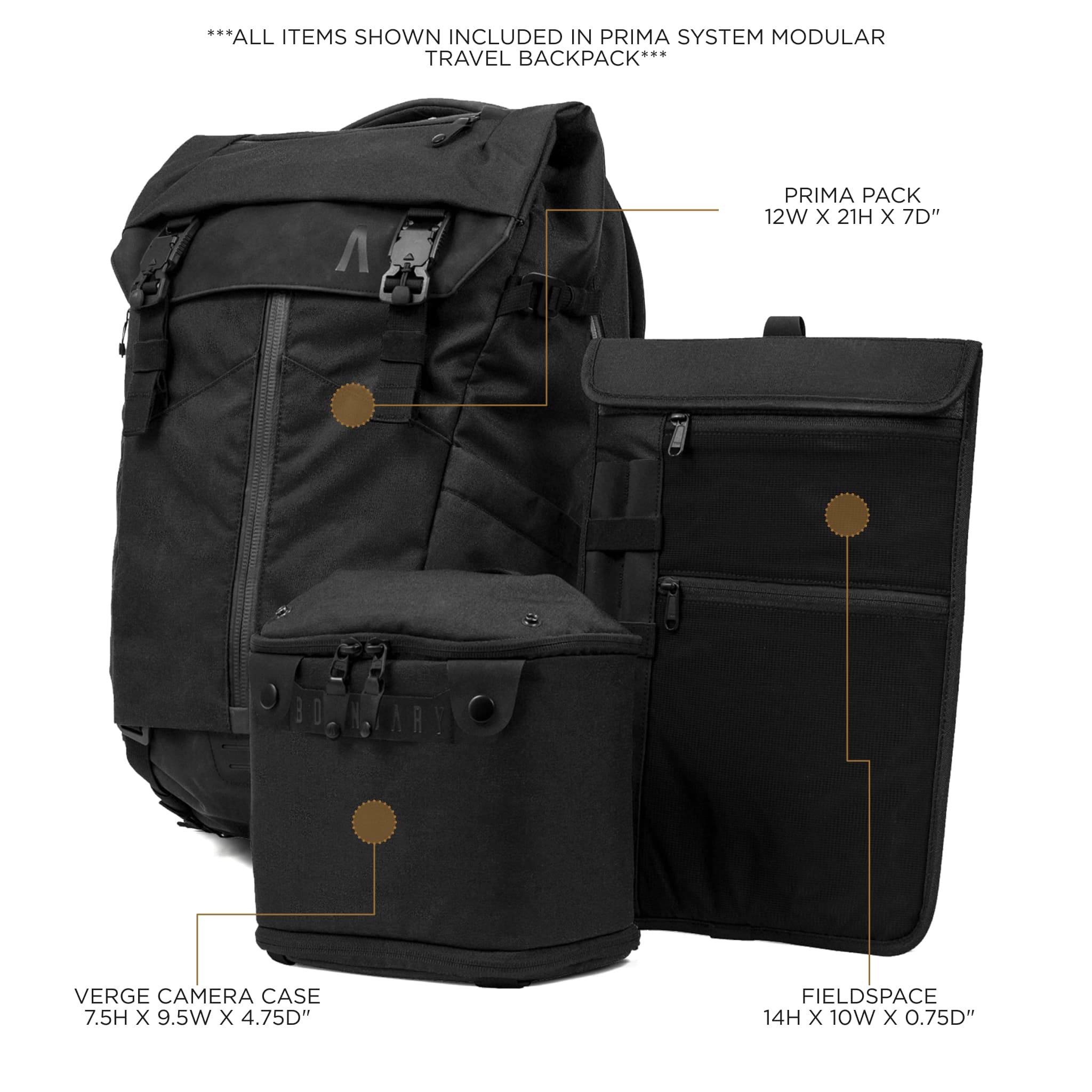 Prima system modular travel backpack on sale