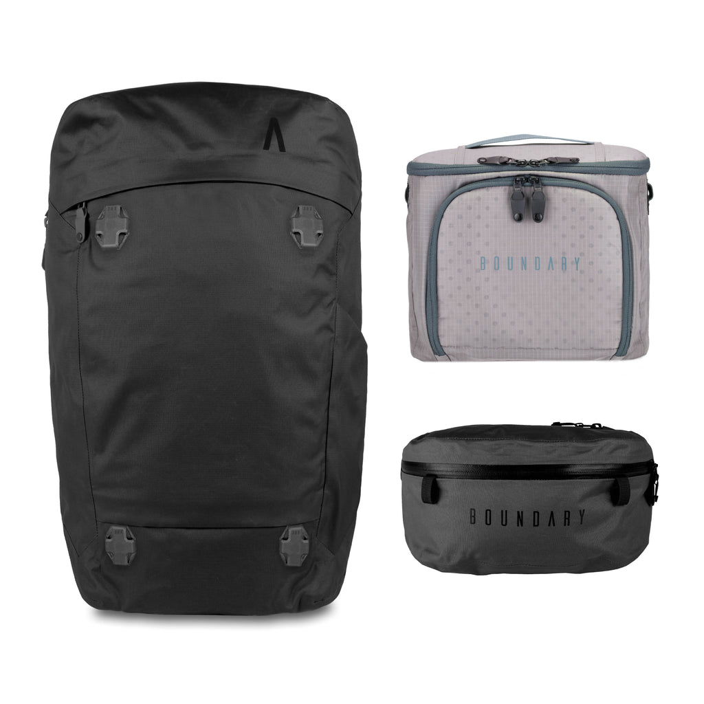  Carry On Travel Backpack Bundle