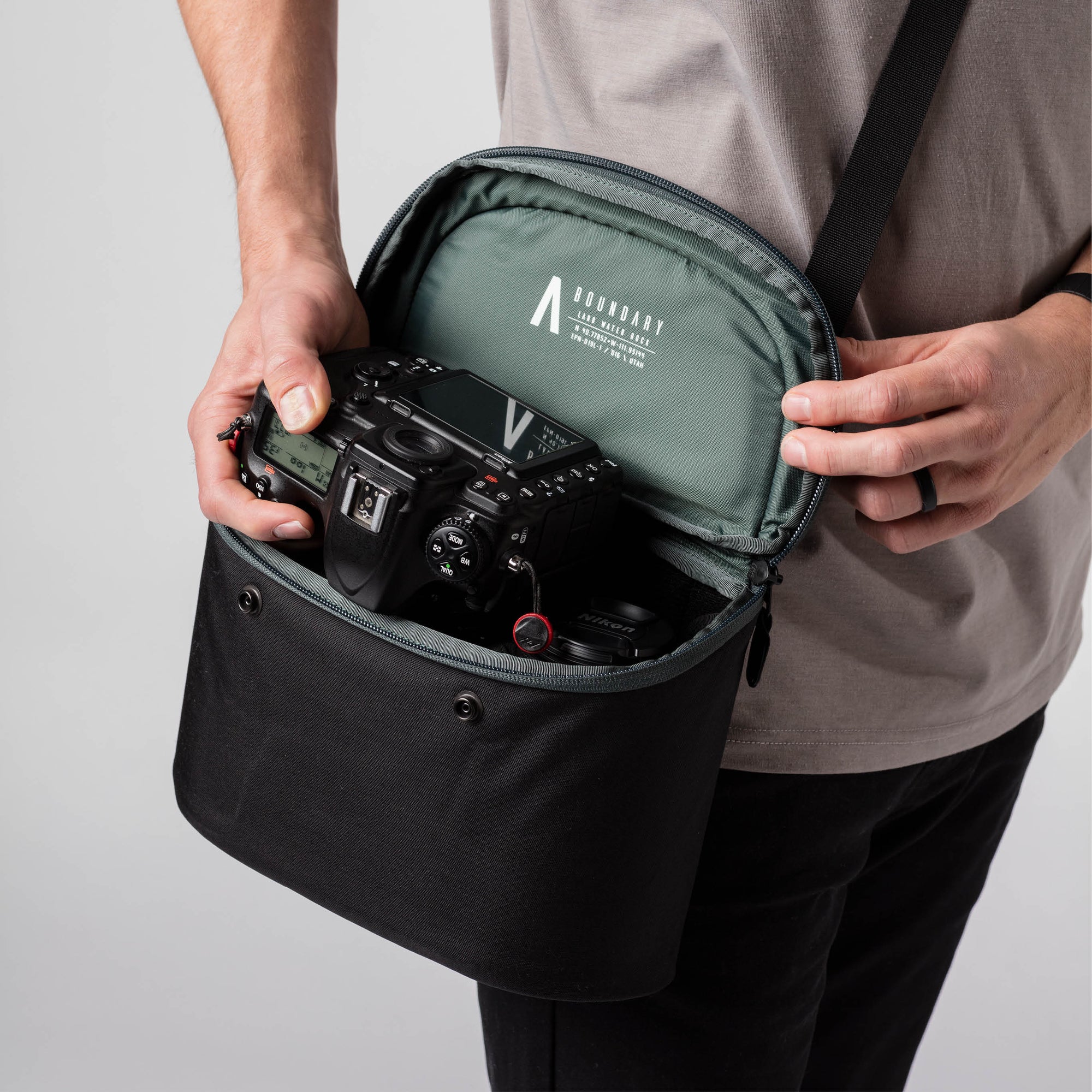 Black Camera Backpack, Dslr/slr/mirrorless Insert Protection Photography Camera  Bag Full Open Waterproof Hardshell Case With Tripod Holder&laptop Com |  Fruugo ZA